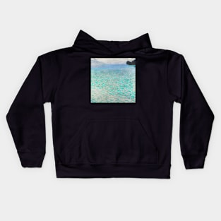 Attersee by Gustav Klimt Kids Hoodie